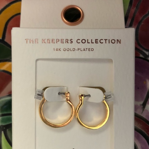 American Eagle 14K gold plated earring and charm set - Picture 2 of 5